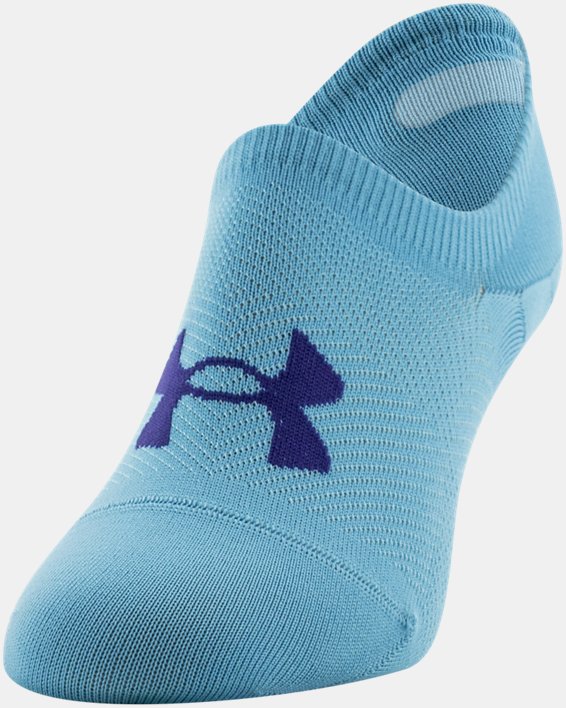 Women's UA Breathe Lite Ultra Low Liner Socks 6-Pack, Blue, pdpMainDesktop image number 11